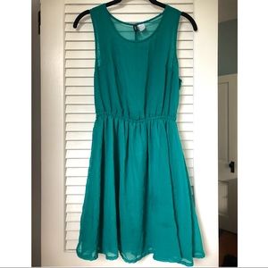 Teal Dress (H&M, M/US 6)